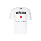 Moschino Couture White Cotton T-Shirt