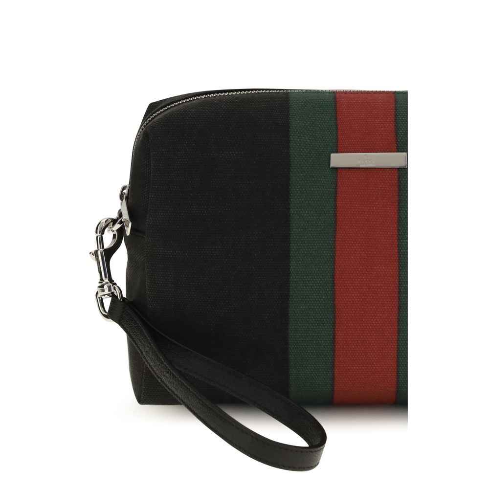 Gucci Black Fabric Shoulder Bag