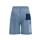 Laneus Blue Cotton Bermuda Shorts