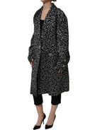 Di Stavnitser Brown Mohair Belted Long Trench Coat Jacket