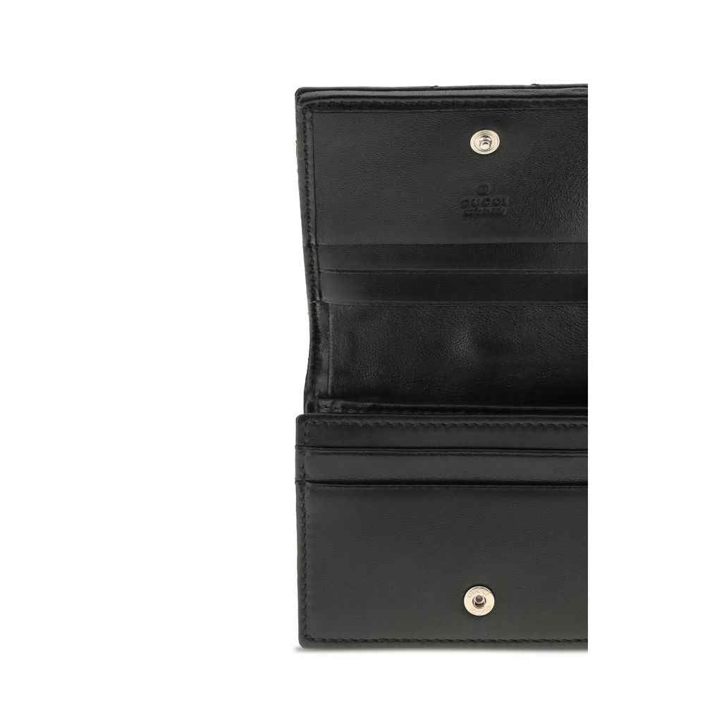 Gucci Black Lamb Ovis Aries Aries Wallet