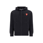 Comme Des Garçons Play Black Cotton Sweatshirt