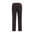 Brunello Cucinelli Brown Cotton Cropped Jeans