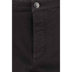Brunello Cucinelli Brown Cotton Cropped Jeans