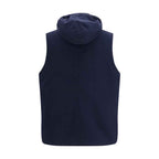 Brunello Cucinelli Blue Wool Oves Aries Sleeveless Jacket