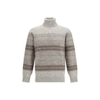 Brunello Cucinelli Gray Alpaca Vicugna Pacos Turtleneck