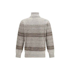 Brunello Cucinelli Gray Alpaca Vicugna Pacos Turtleneck