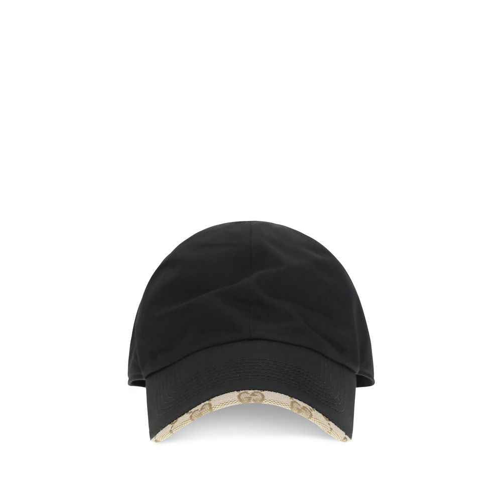 Gucci Black Cotton Cap (Baseball Hat)