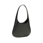 Khaite Black Calf Leather Bos Taurus Handbag