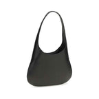 Khaite Black Calf Leather Bos Taurus Handbag