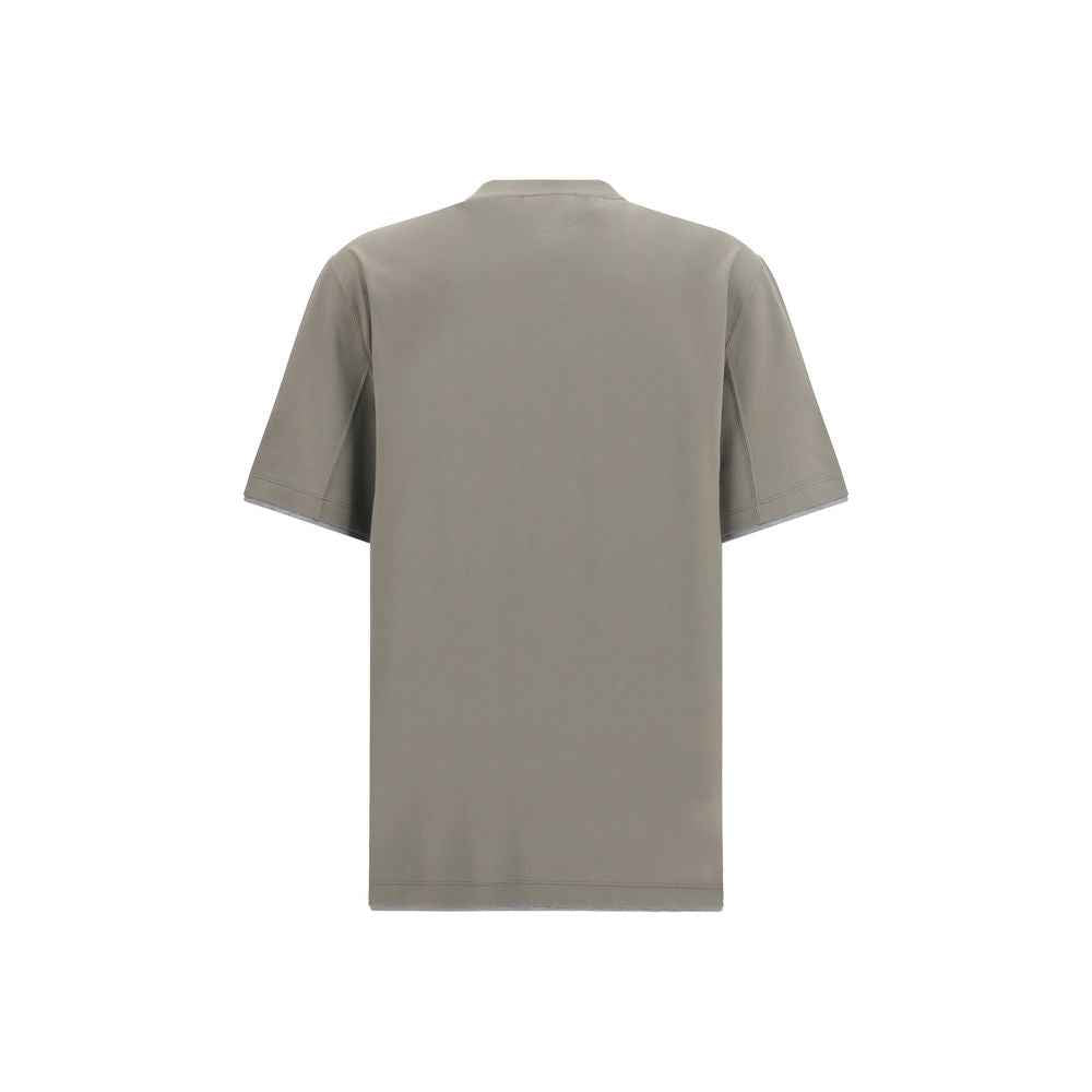 Brunello Cucinelli Bicolor Cotton T-Shirt