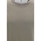 Brunello Cucinelli Bicolor Cotton T-Shirt