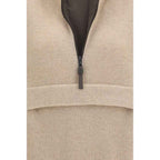 Brunello Cucinelli Beige Cashmere Sweatshirt
