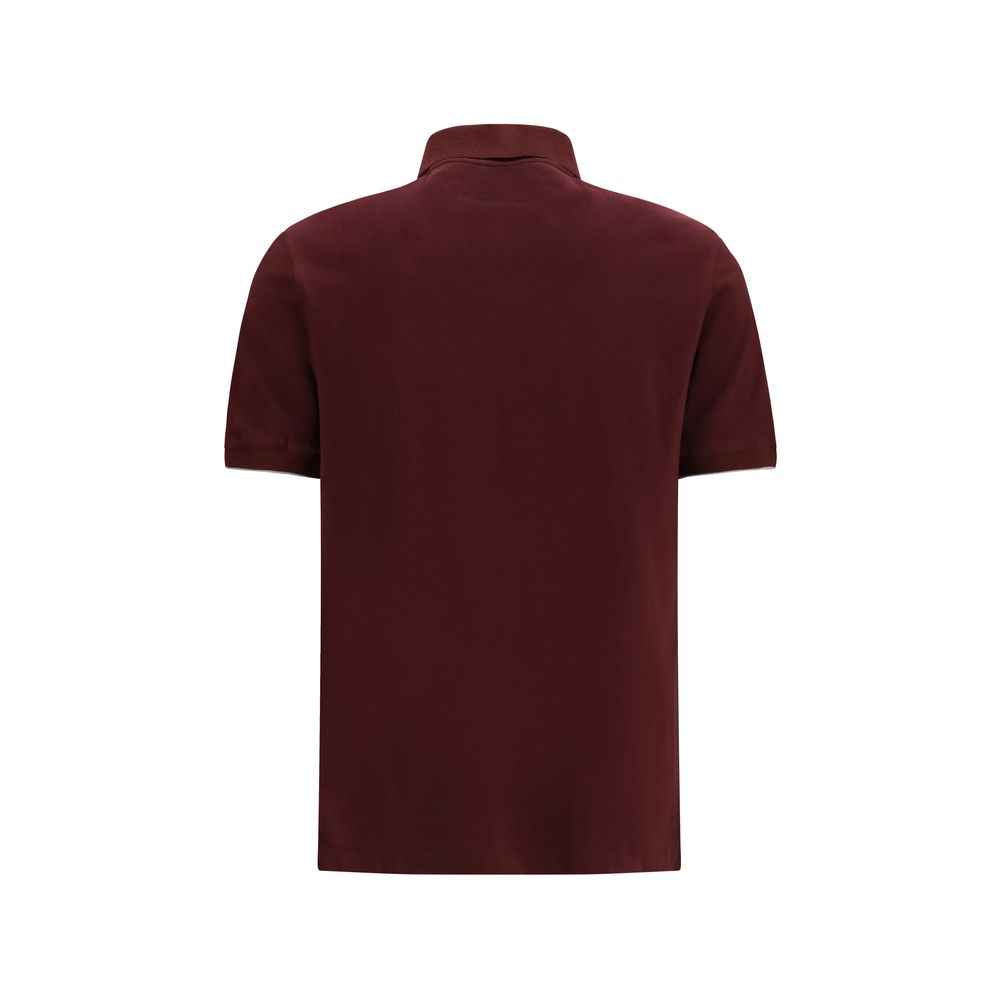 Brunello Cucinelli Bordeaux Cotton Shirt