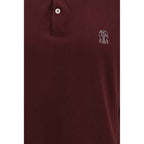 Brunello Cucinelli Bordeaux Cotton Shirt