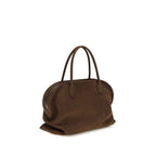 The Row Brown Calf Leather Bos Taurus Shoulder Bag