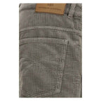 Brunello Cucinelli Bicolor Cotton Casual Pants