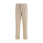 Brunello Cucinelli Beige Cotton Casual Pants
