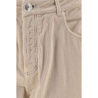Brunello Cucinelli Beige Cotton Casual Pants