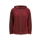 Brunello Cucinelli Bordeaux Cotton Sweatshirt
