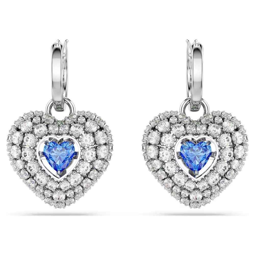 Swarovski Gray Stainless Steel Earrings