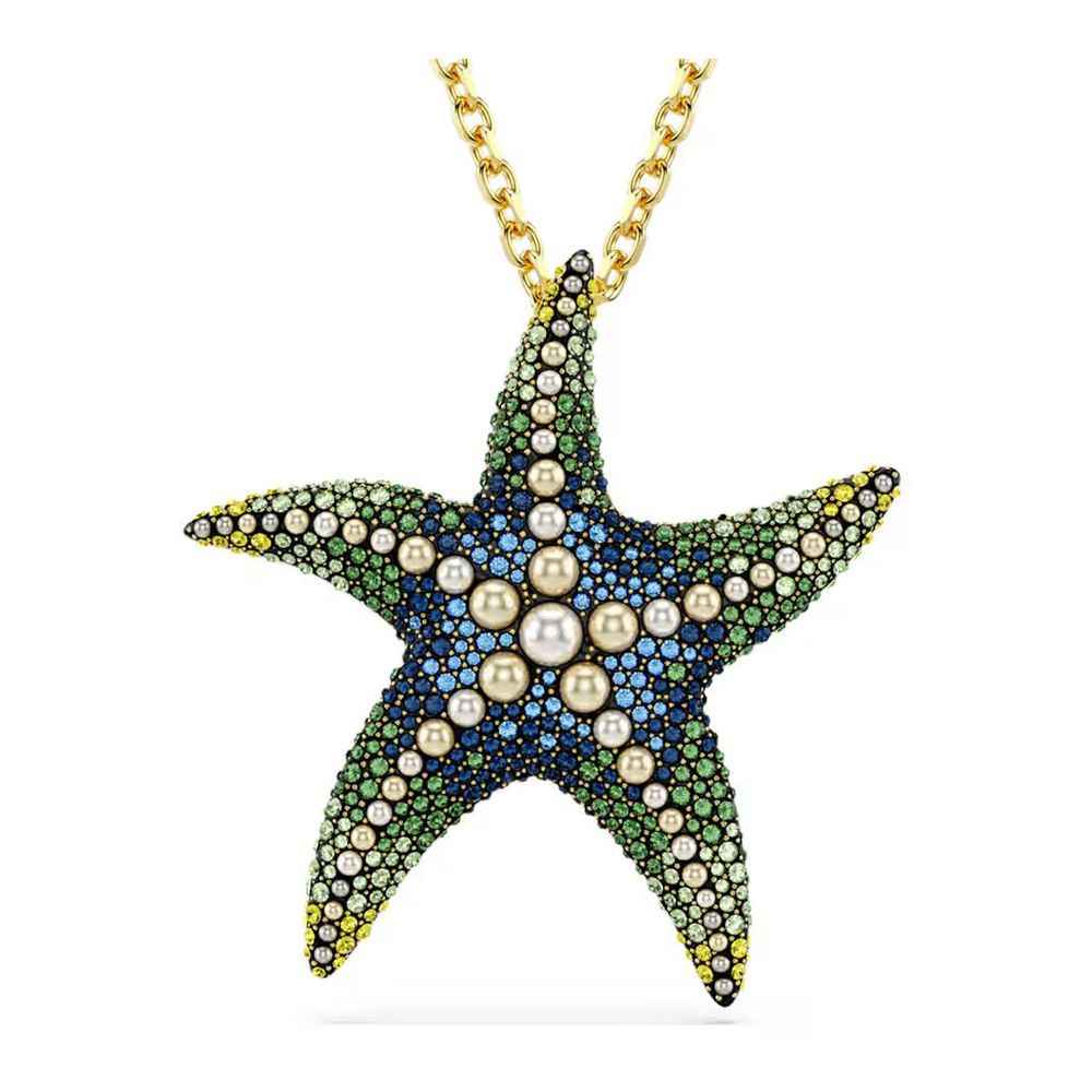 Swarovski Gold Stainless Steel Necklace