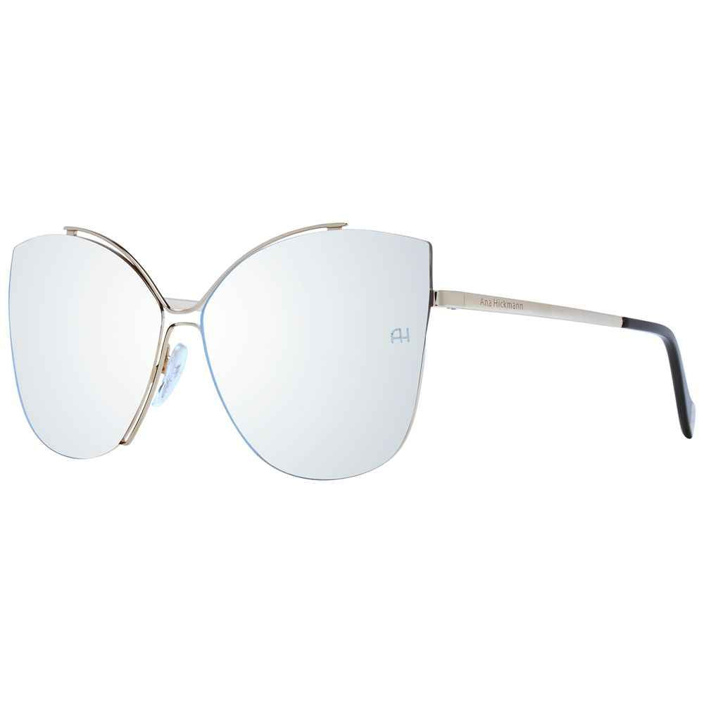 Ana Hickmann Gold Acetate Sunglasses