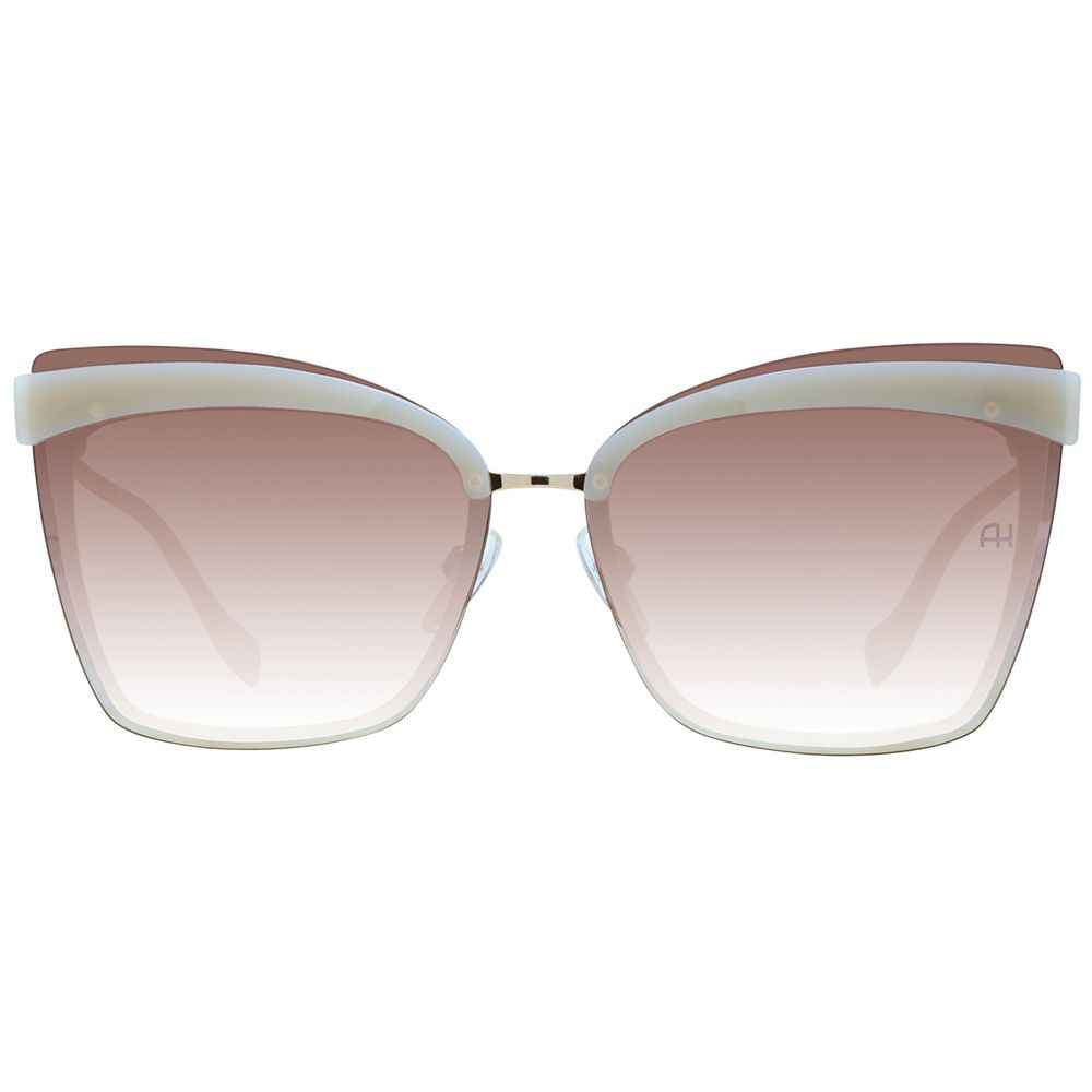 Ana Hickmann Beige Metal Sunglasses