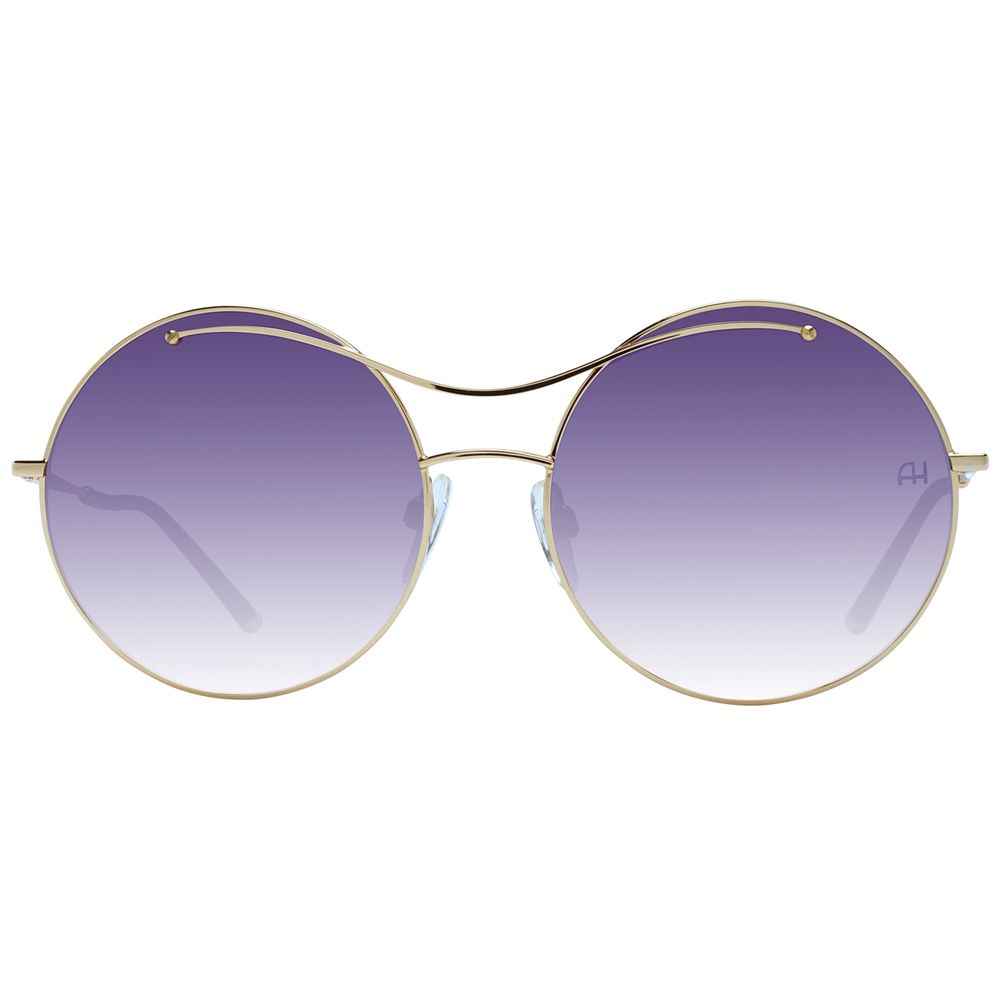 Ana Hickmann Gold Metal Sunglasses