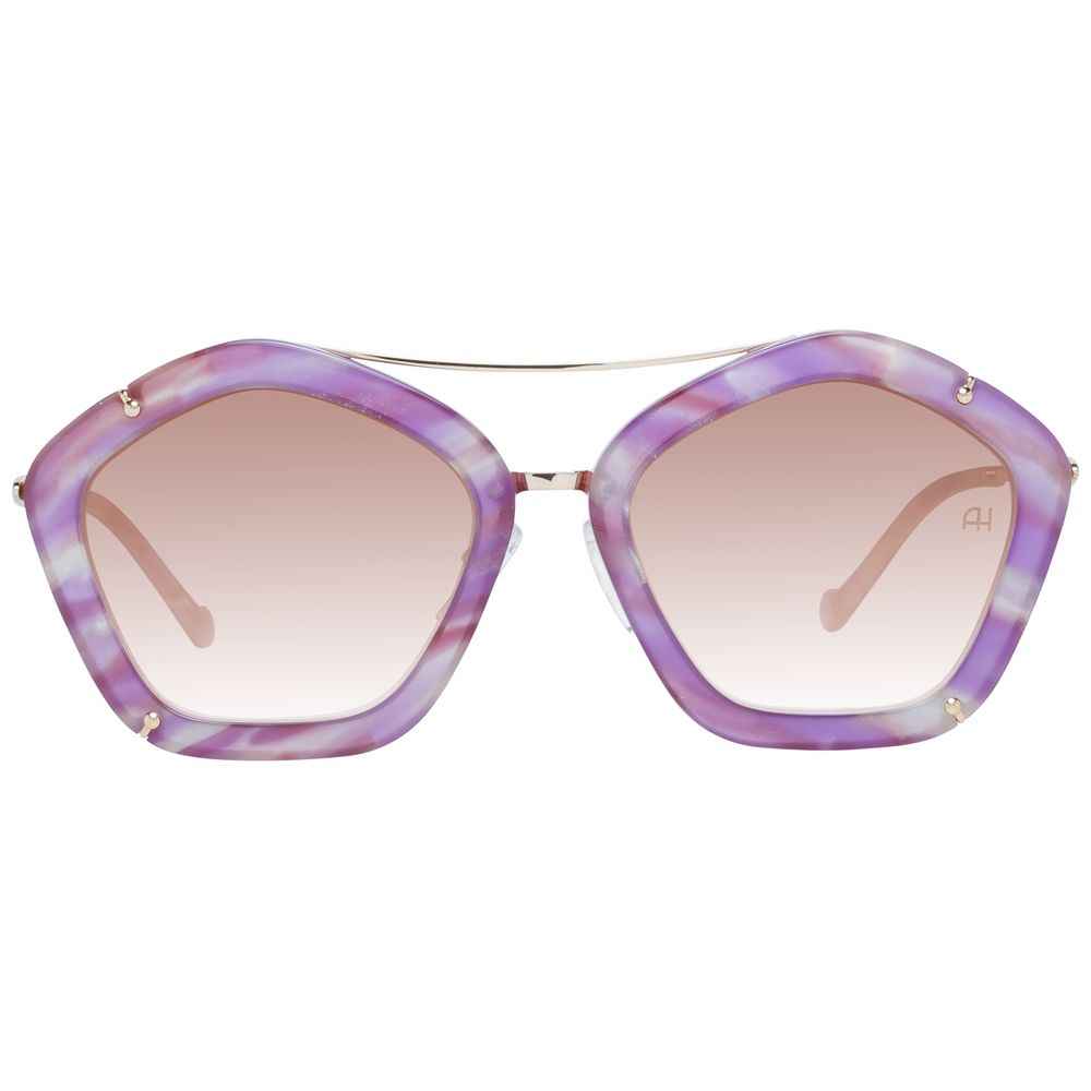 Ana Hickmann Purple Metal Sunglasses
