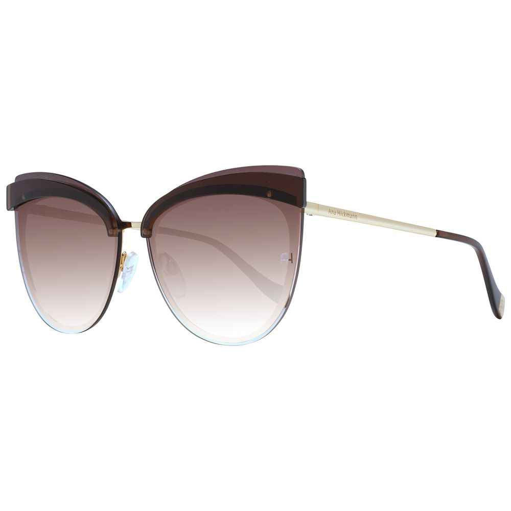 Ana Hickmann Brown Metal Sunglasses