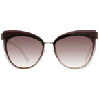 Ana Hickmann Brown Metal Sunglasses