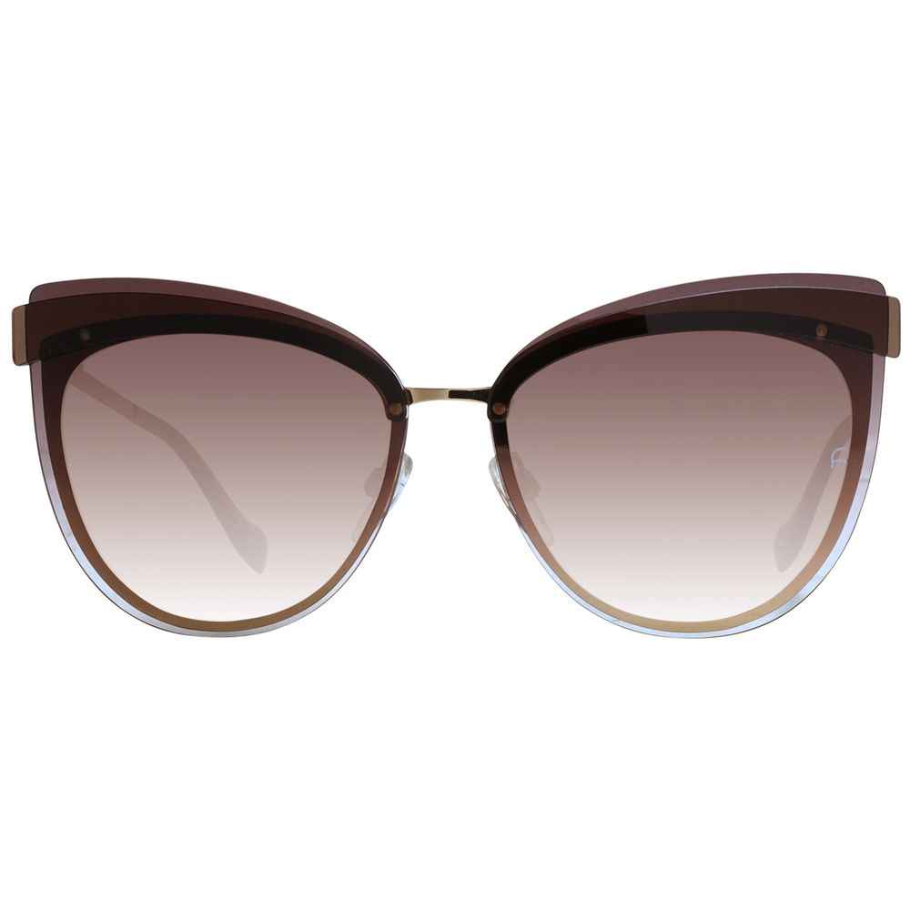 Ana Hickmann Brown Metal Sunglasses