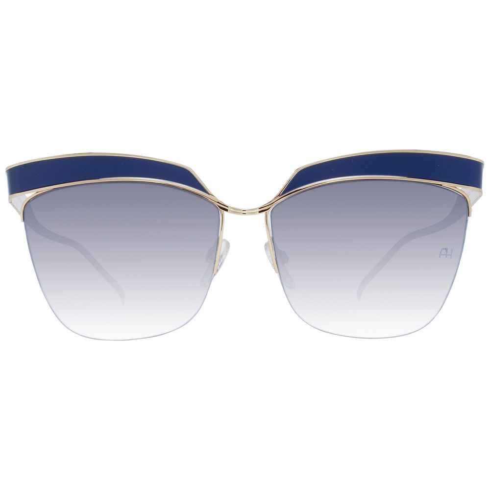 Ana Hickmann Gold Metal Sunglasses