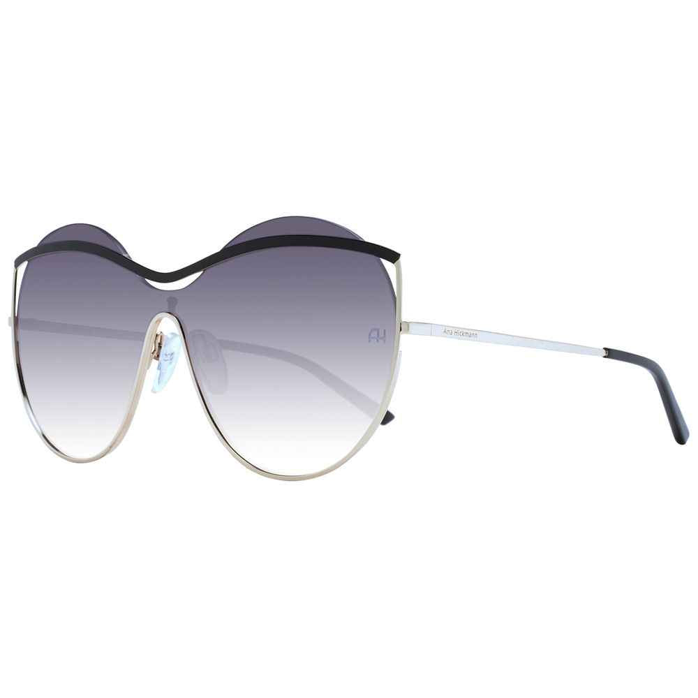 Ana Hickmann Black Metal Sunglasses
