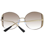Ana Hickmann Gold Metal Sunglasses