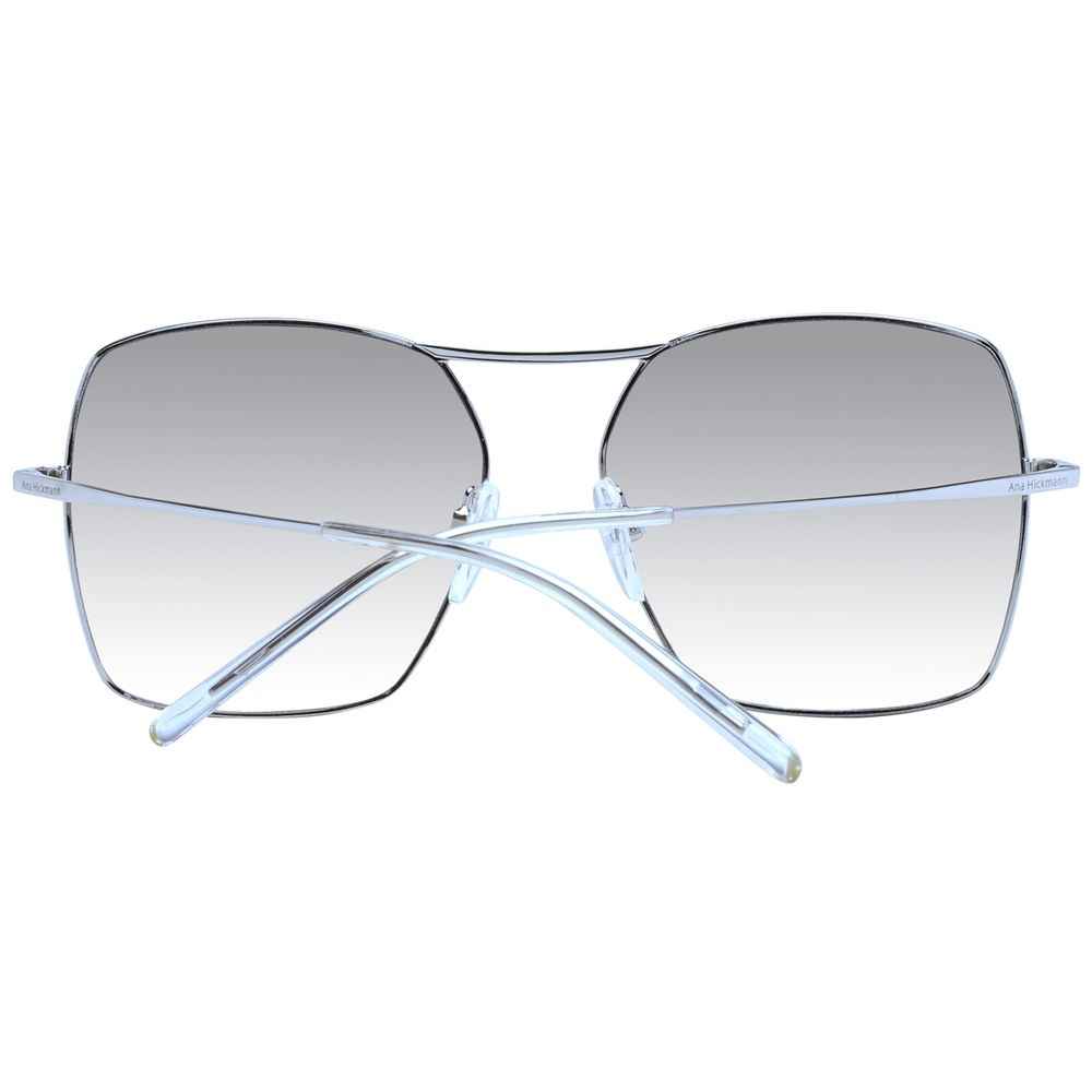 Ana Hickmann Gray Metal Sunglasses