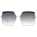Ana Hickmann Gold Metal Sunglasses
