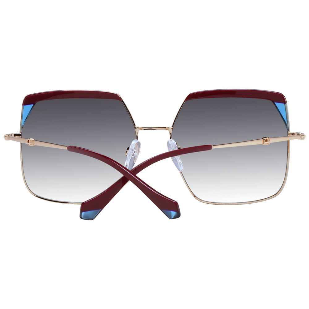Ana Hickmann Gold Metal Sunglasses