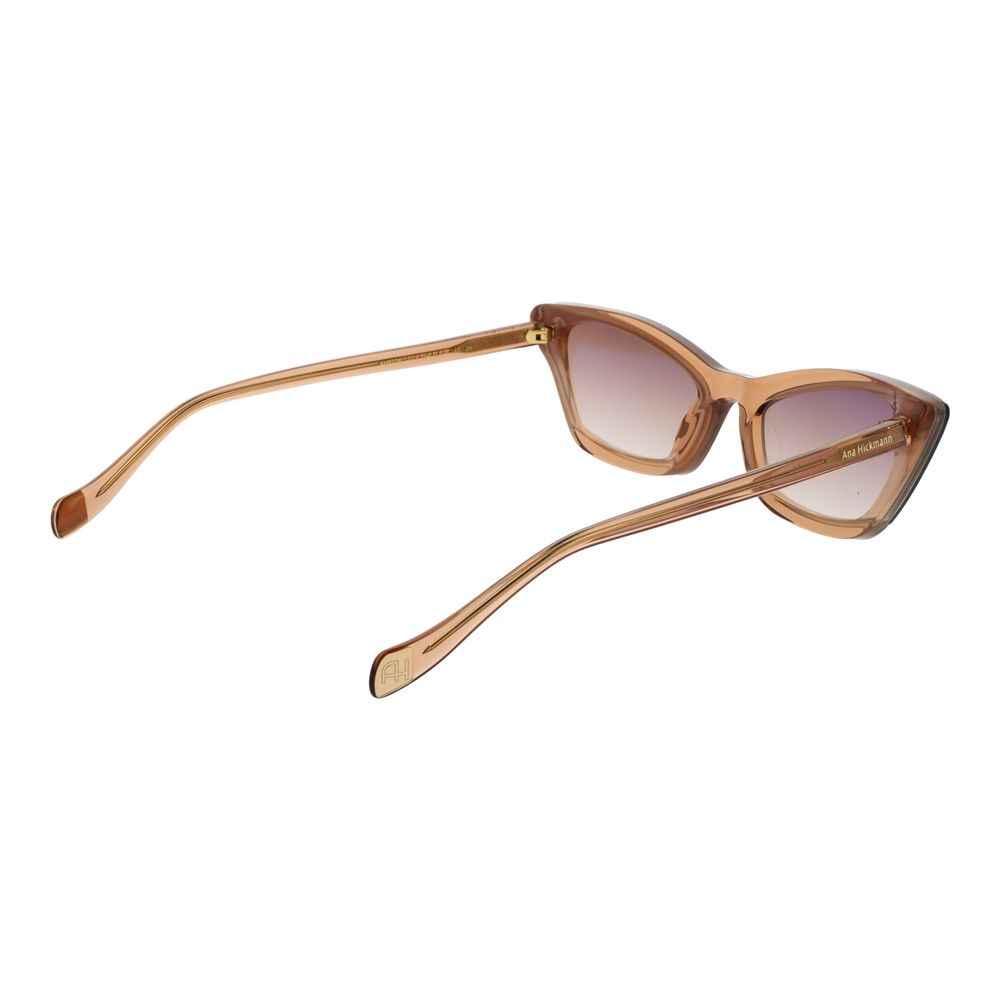 Ana Hickmann Brown Acetate Sunglasses