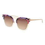 Ana Hickmann Gold Metal Sunglasses