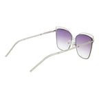 Ana Hickmann Gray Metal Sunglasses