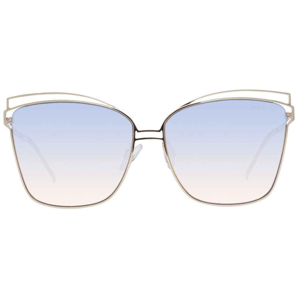 Ana Hickmann Gold Metal Sunglasses
