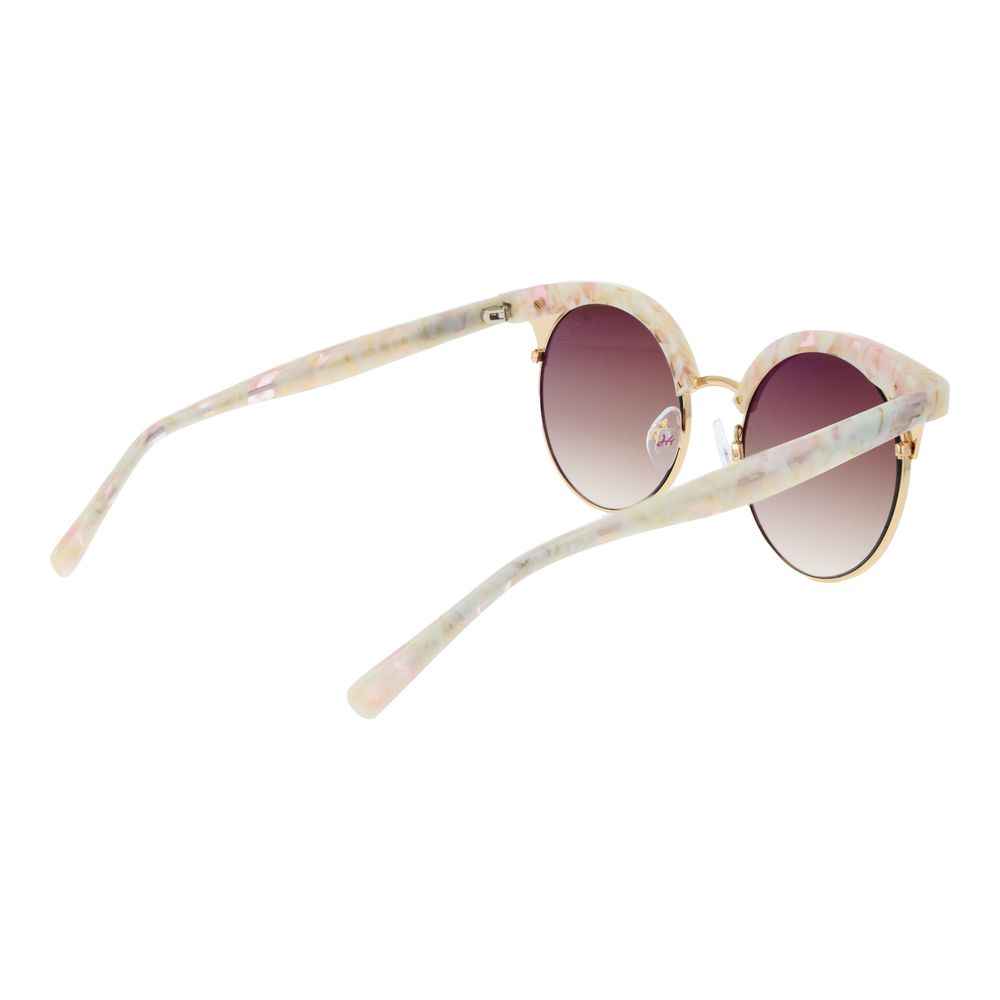 Ana Hickmann Beige Metal Sunglasses