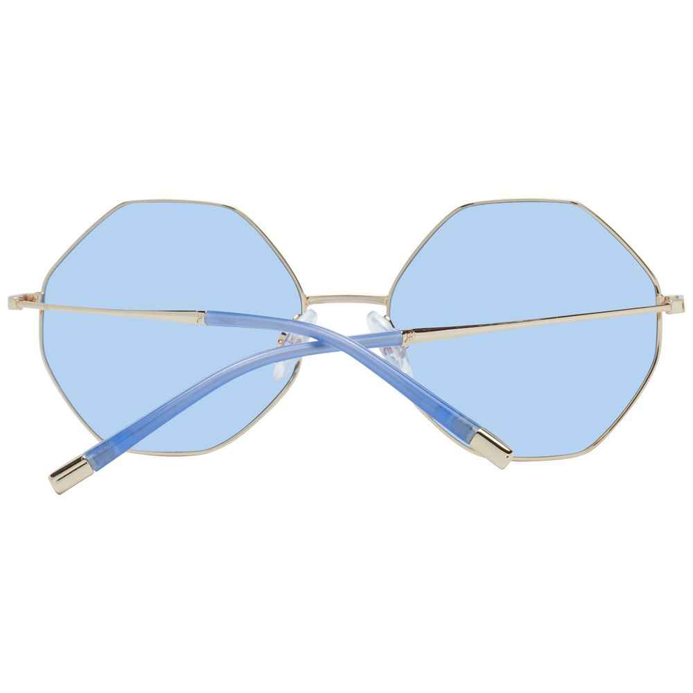 Ana Hickmann Gold Metal Sunglasses
