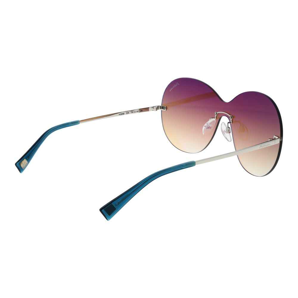Ana Hickmann Gray Metal Sunglasses