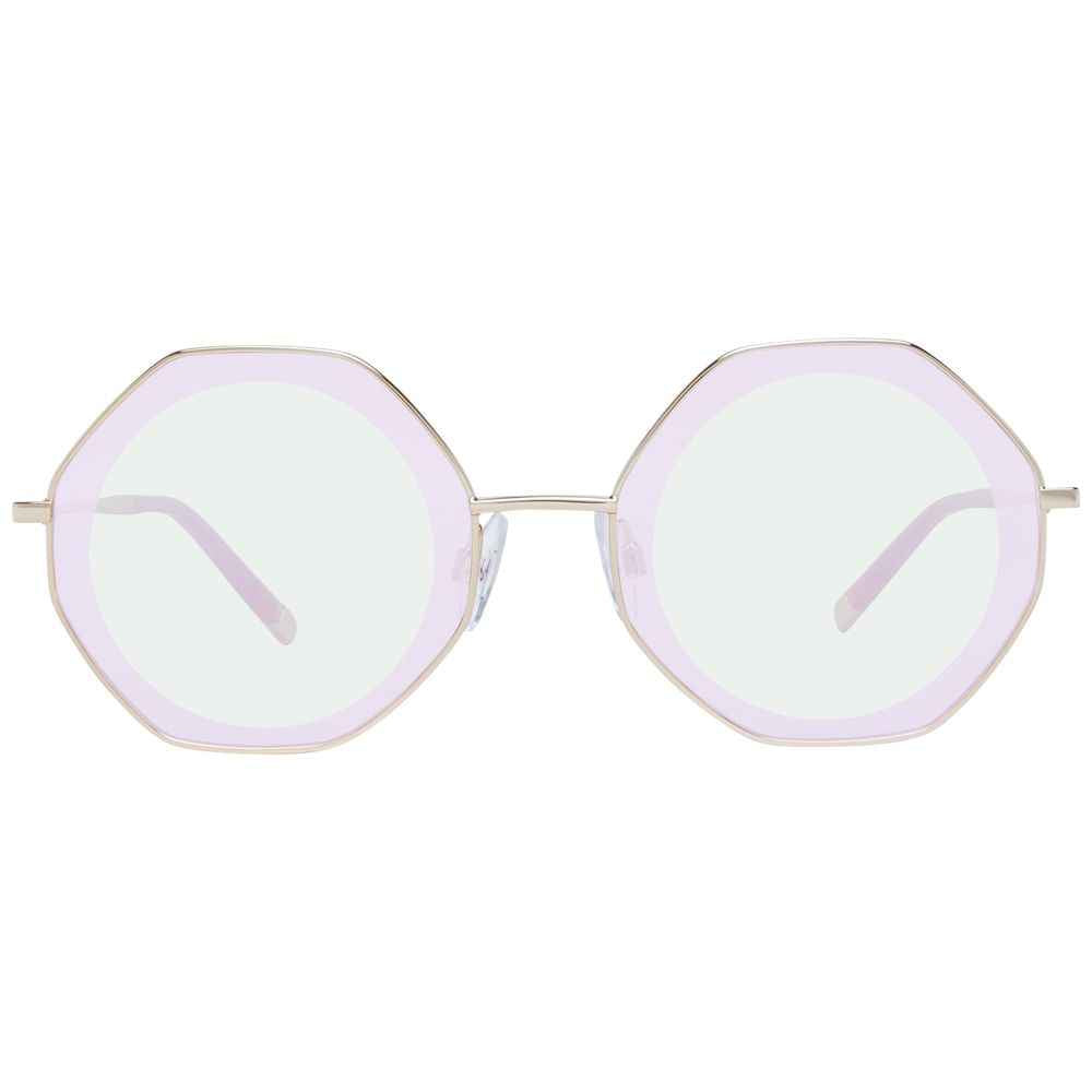 Ana Hickmann Gold Metal Sunglasses