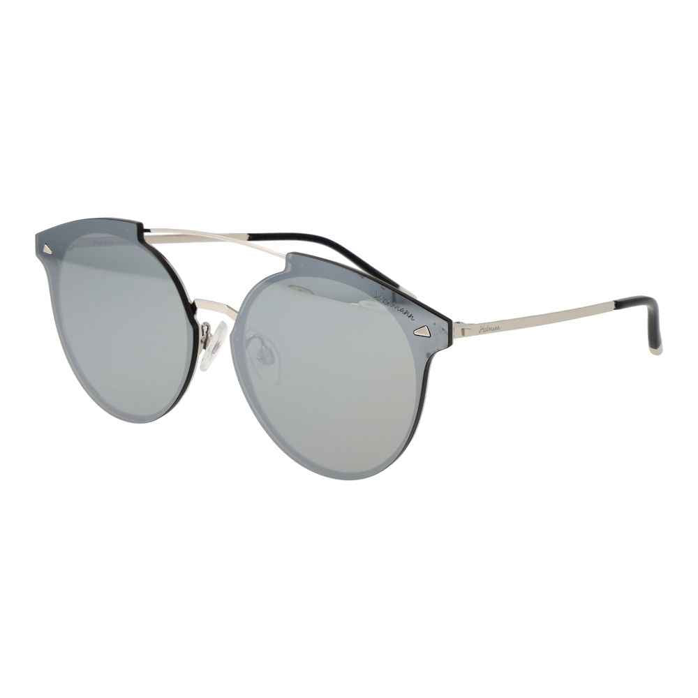 Ana Hickmann Gray Metal Sunglasses