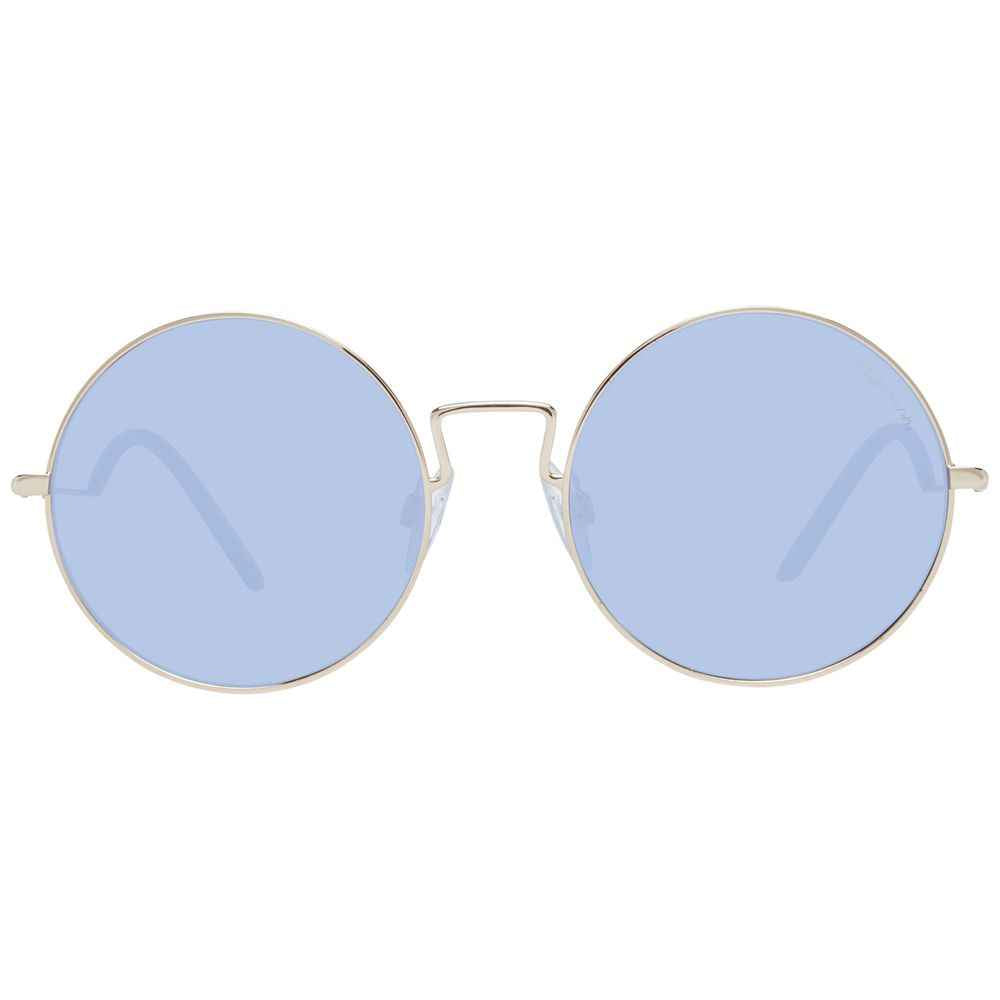 Ana Hickmann Gold Metal Sunglasses