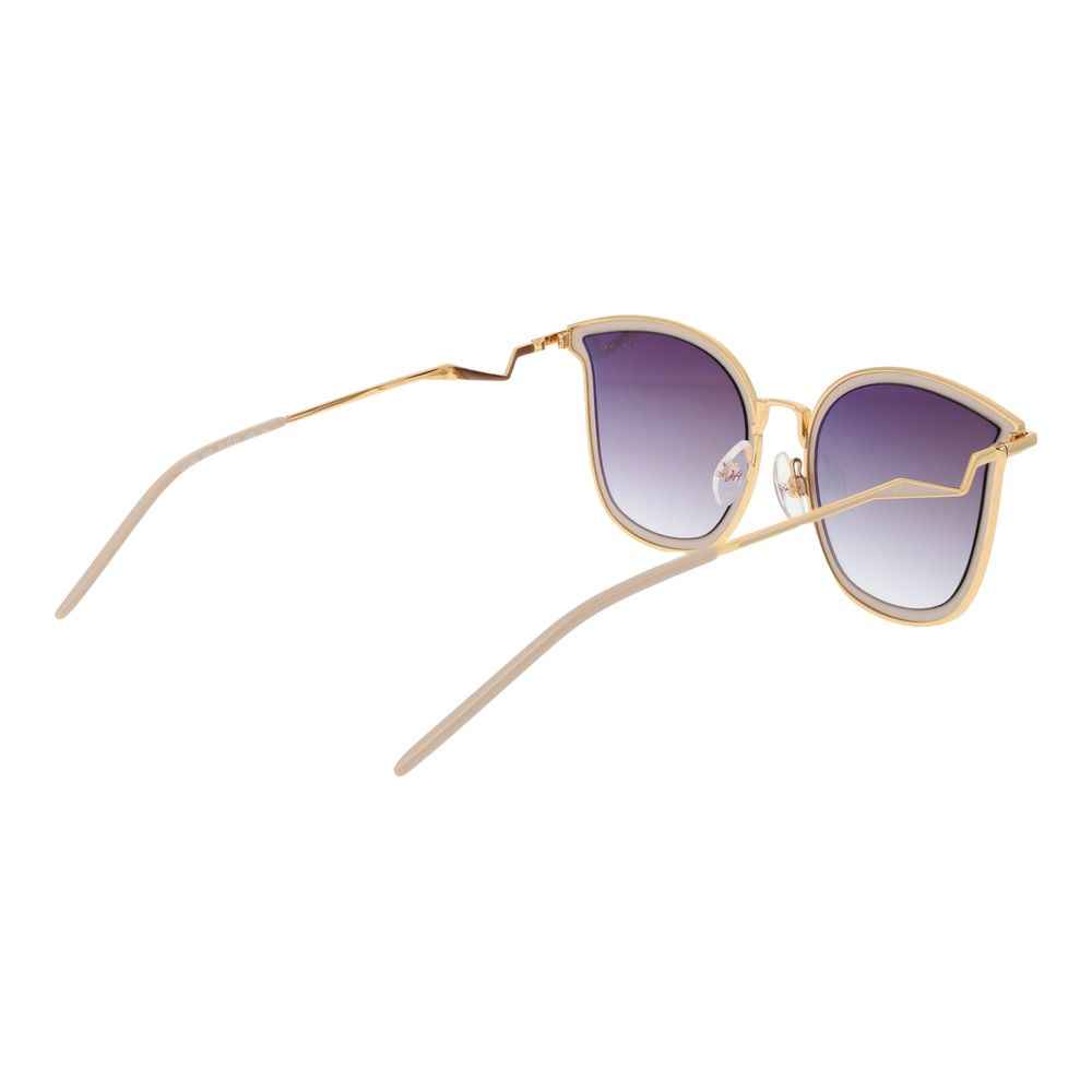 Ana Hickmann White Metal Sunglasses
